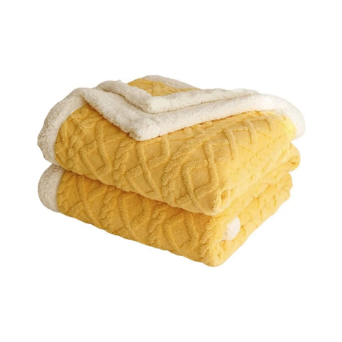 Portable Warm Fleece Throw